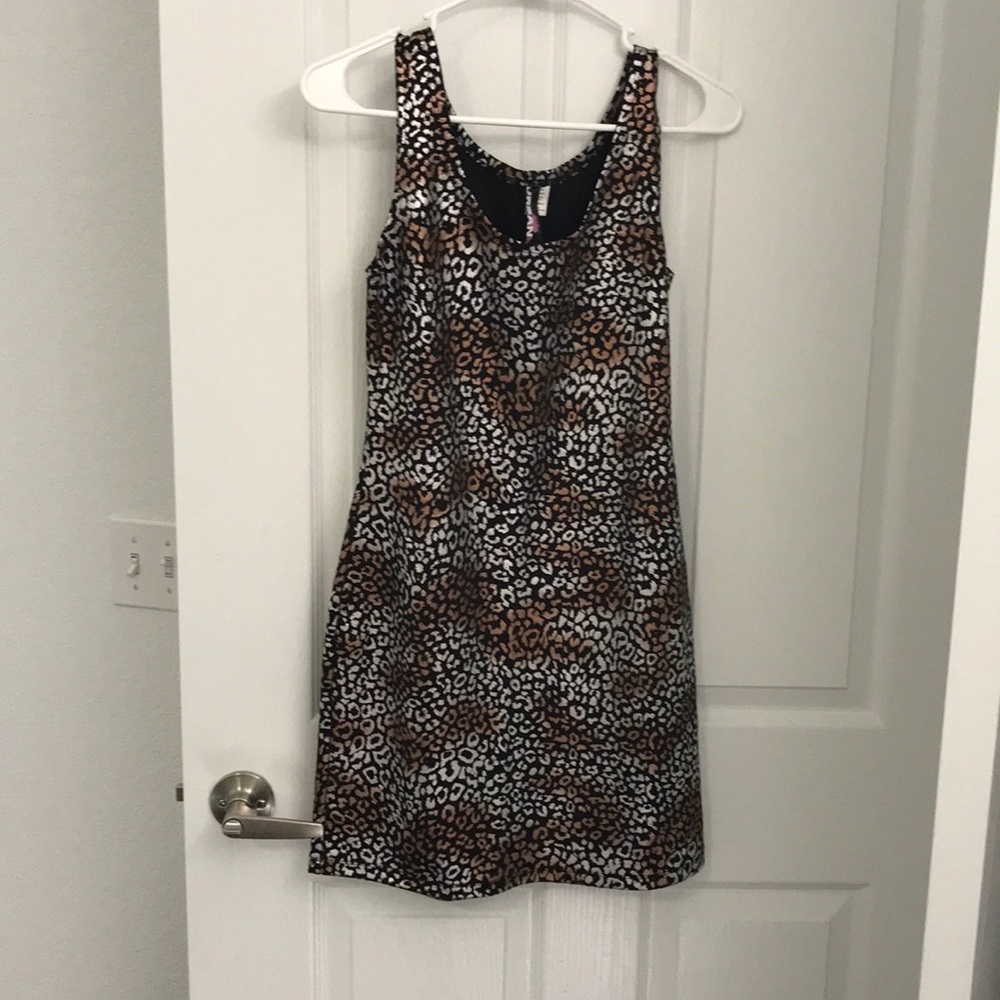 Cheetah print dress